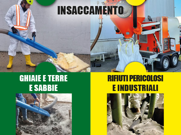 insaccamento macerie